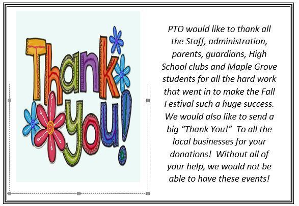 Thank You from PTO