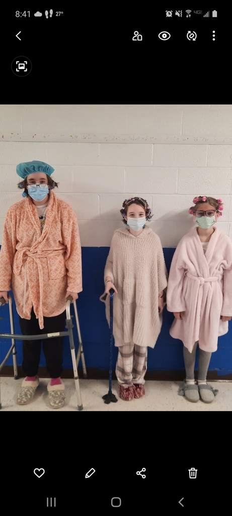 These 6th graders are 100 years old on the 100th day of school!